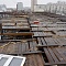 Демонтаж металлоконструкции на крыше здания