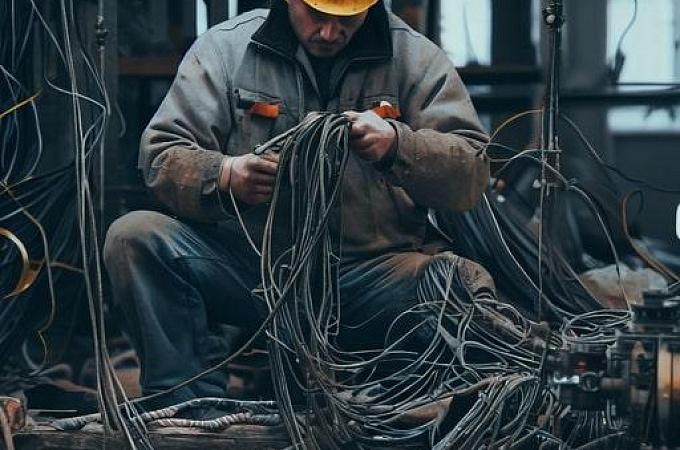 Демонтаж кабельных линий в ЮАО